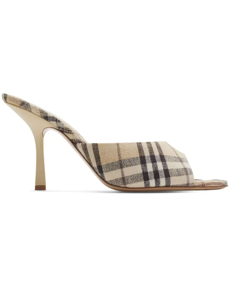Burberry Sandalen mit Karomuster 90mm - Braun Braun