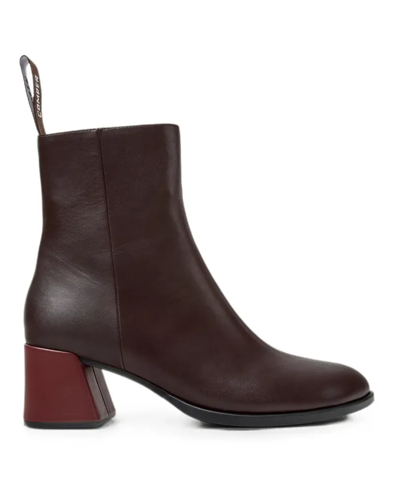 Camper Kora leather ankle boots - Braun Braun