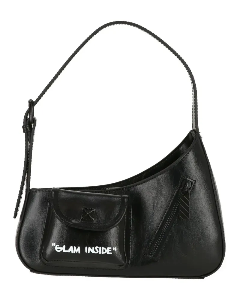 OFF-WHITE Jitney pocket-detail shoulder bag - Schwarz Schwarz
