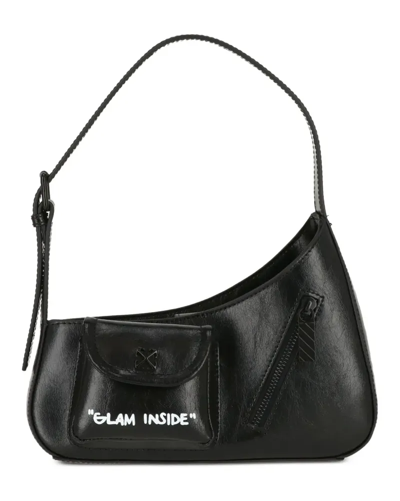 OFF-WHITE Jitney pocket-detail shoulder bag - Schwarz Schwarz