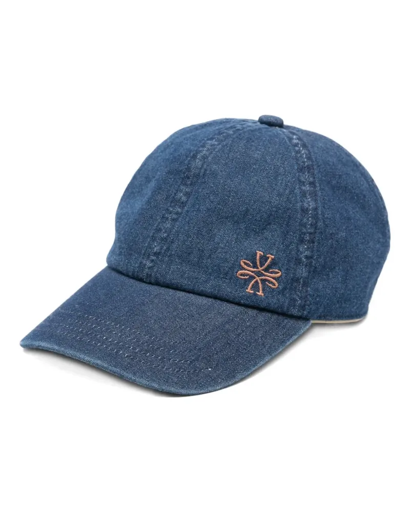 Jacob Cohën embroidered baseball cap - Blau Blau