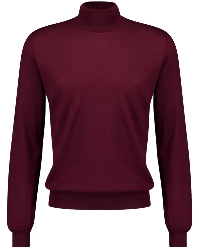 Boglioli Klassischer Pullover - Rot Rot