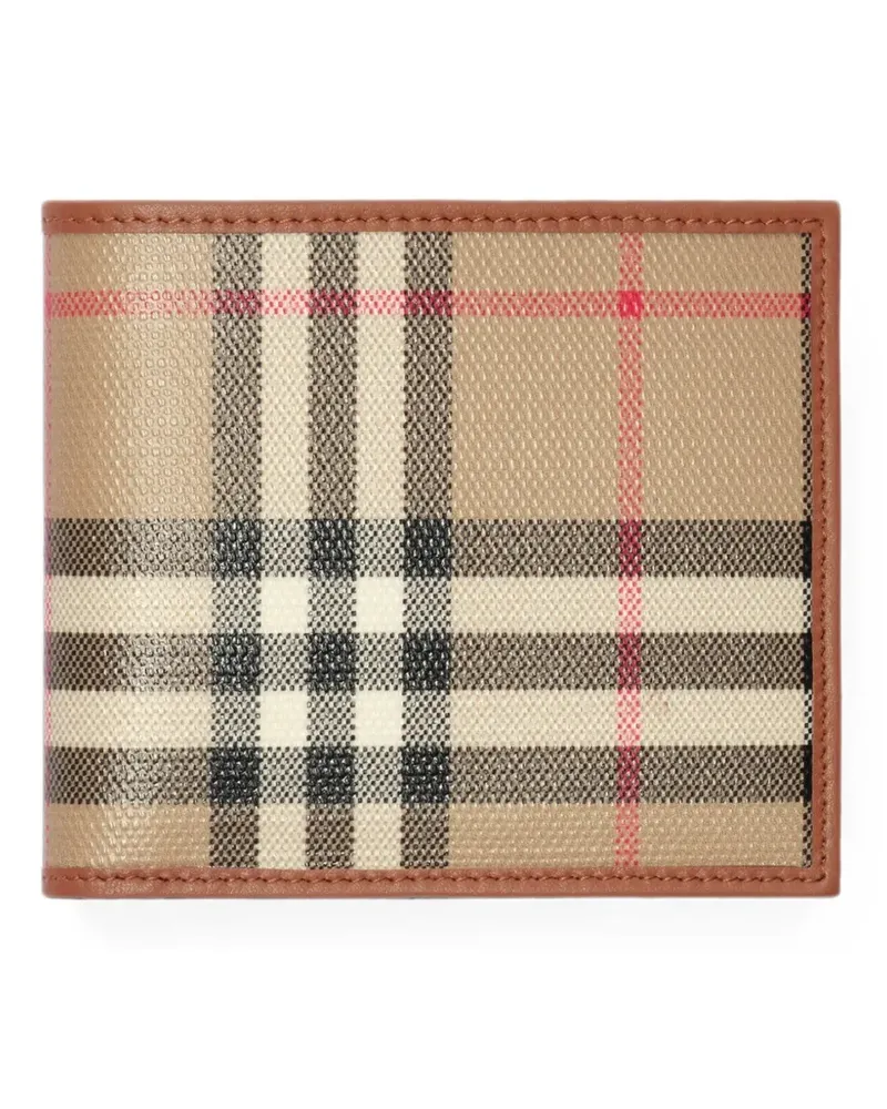 Burberry Check Coin Portemonnaie - Nude Nude