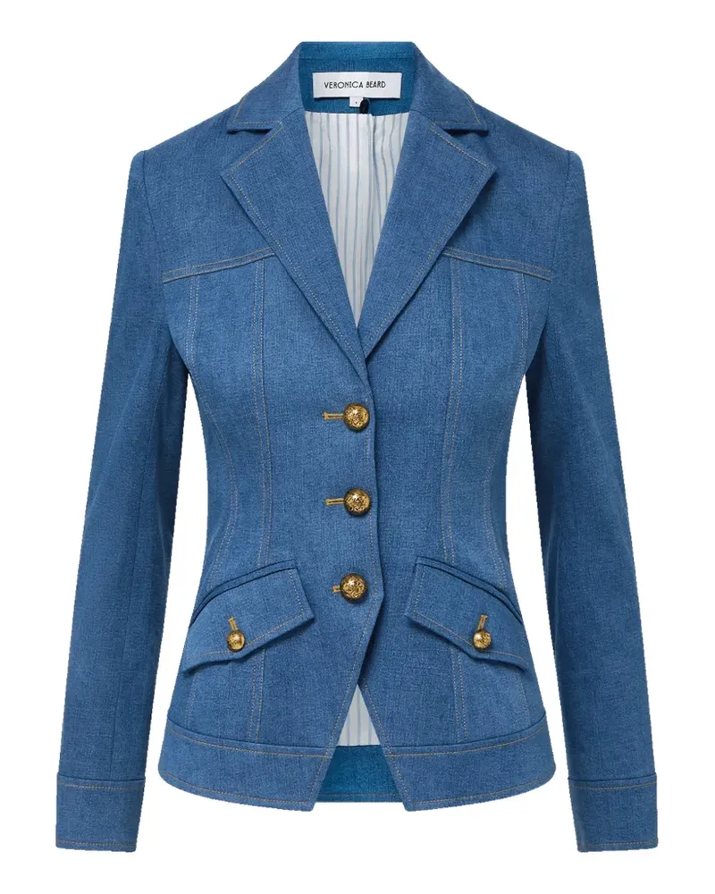 Veronica Beard Randy denim blazer - Blau Blau