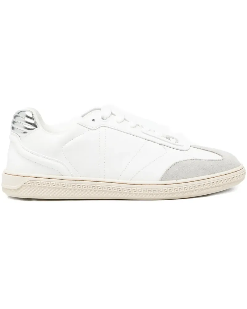 Versace logo-plaque sneakers - Weiß Weiß