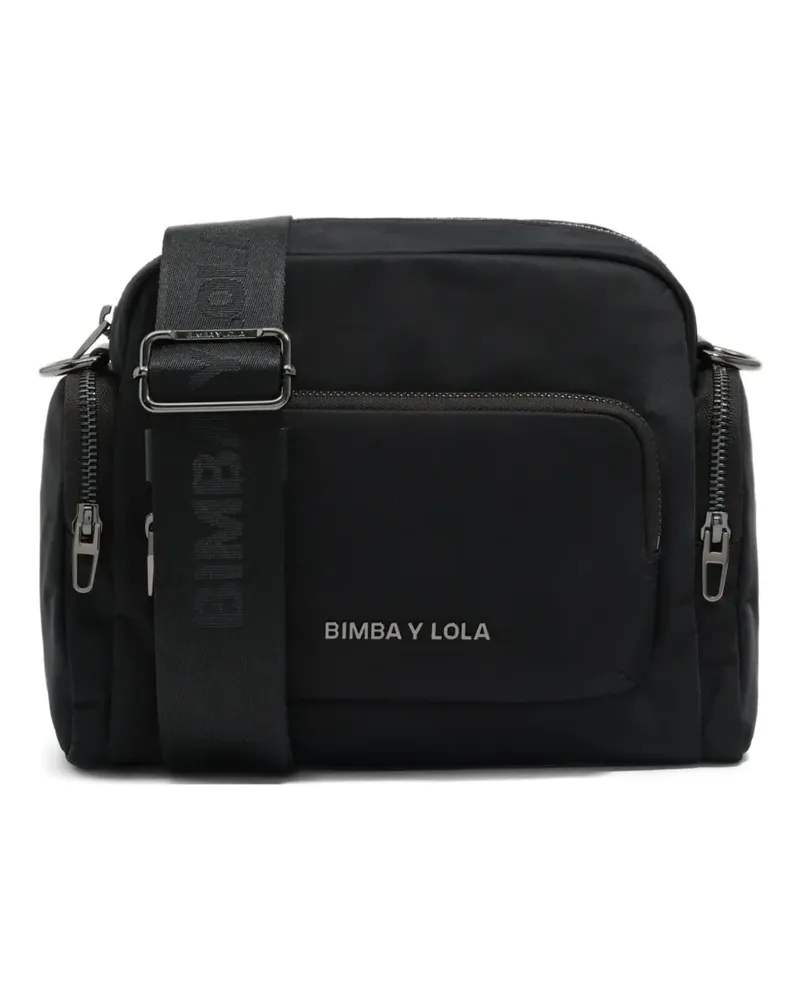 BIMBA Y LOLA Kleine Umhängetasche mit Tasche - Schwarz Schwarz