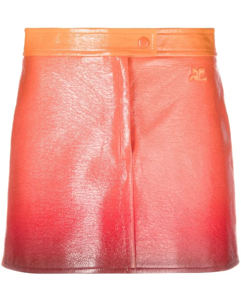 Courrèges Iconic Minirock Orange