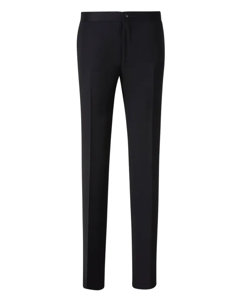 Canali Klassische Hose - Schwarz Schwarz