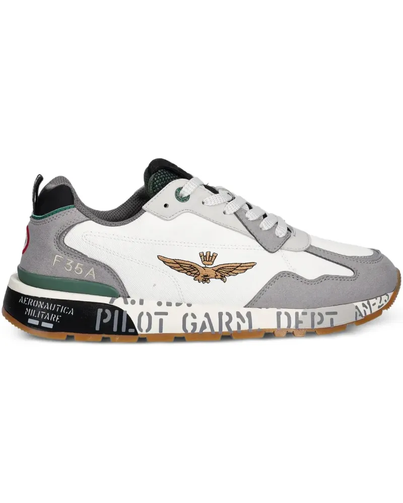 Aeronautica Militare lace-up sneakers - Weiß Weiß