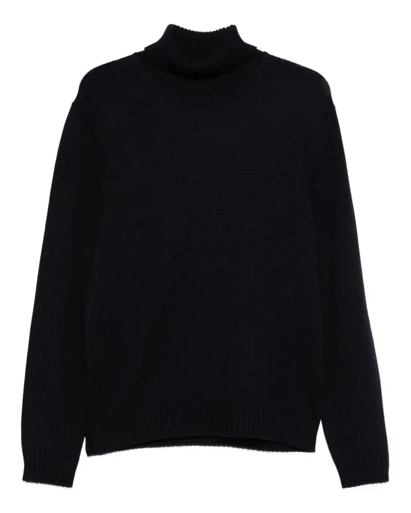Zanone Pullover mit Rollkragen - Blau Blau
