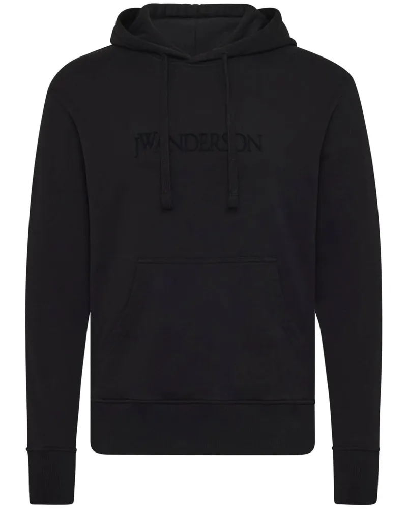 J.W.Anderson Hoodie mit Logo-Stickerei - Schwarz Schwarz