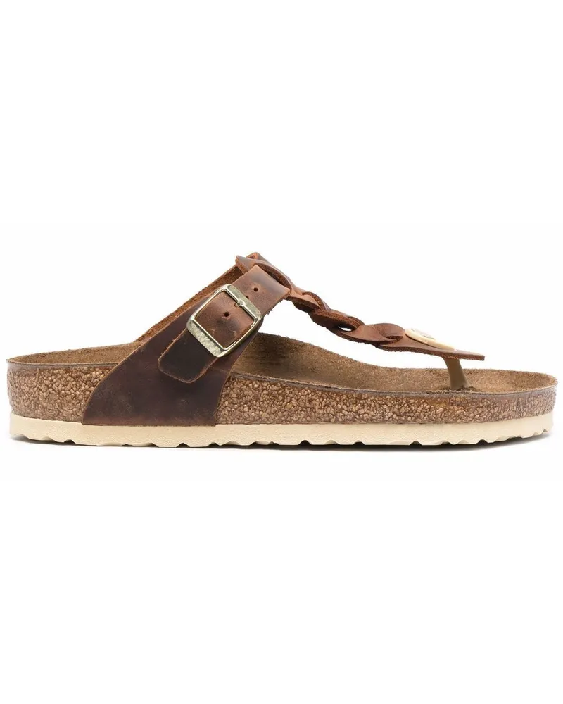 Birkenstock Flache Sandalen - Braun Braun