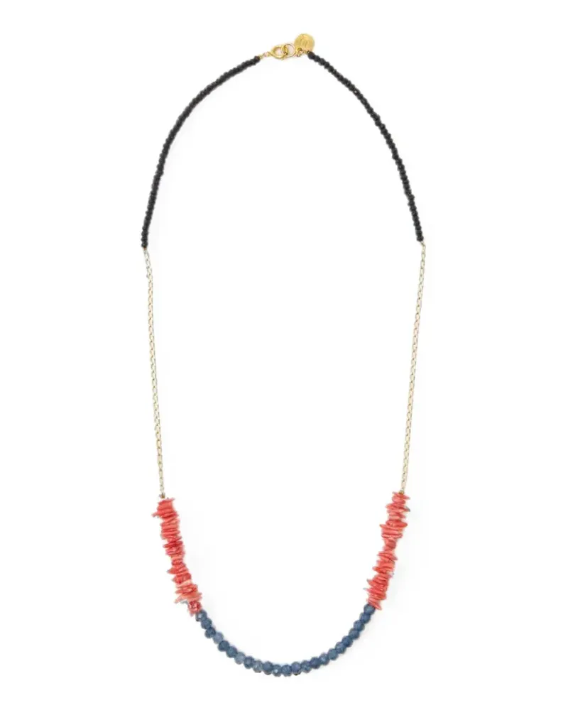 Undercover beaded-chain necklace - Gold Gold