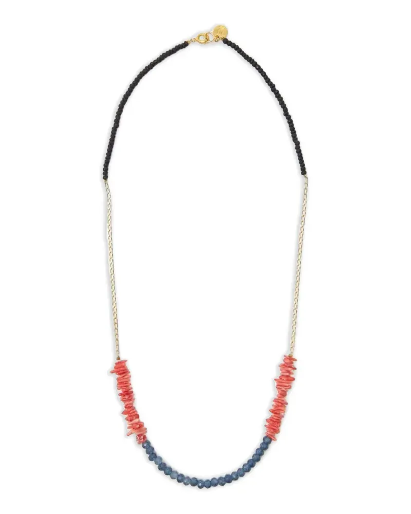 Undercover beaded-chain necklace - Gold Gold