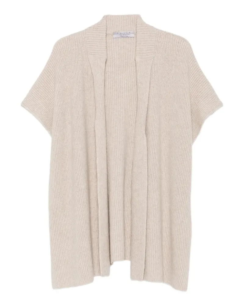 D.EXTERIOR Gerippter Cardigan aus Kaschmir - Nude Nude