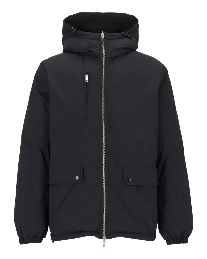 Mauro Grifoni hooded puffer coat - Schwarz Schwarz