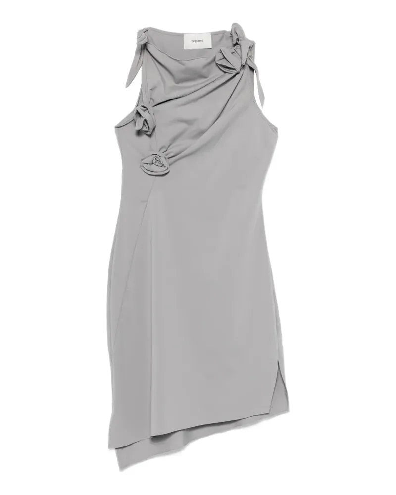 COPERNI bow-detail cutout dress - Grau Grau