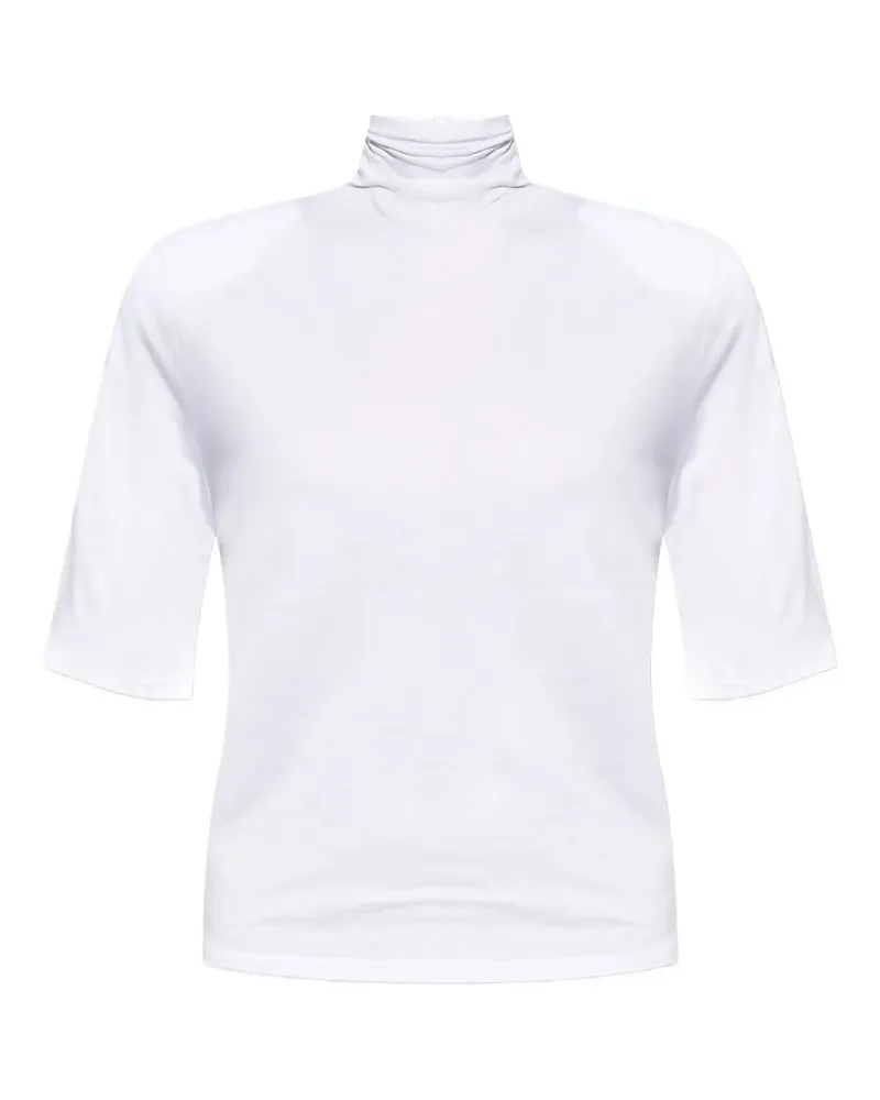 Jacquemus Oberteil mit Stehkragen - Weiß Weiß
