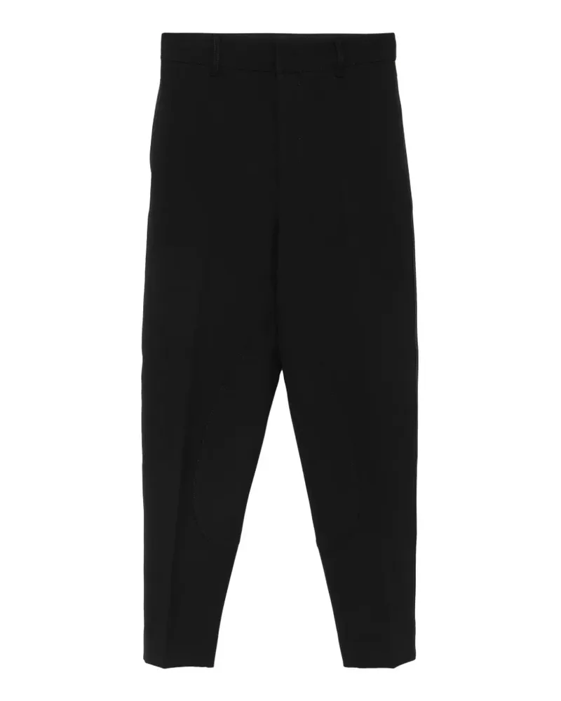 N° 21 Schmale Hose mit Einsätzen - Schwarz Schwarz