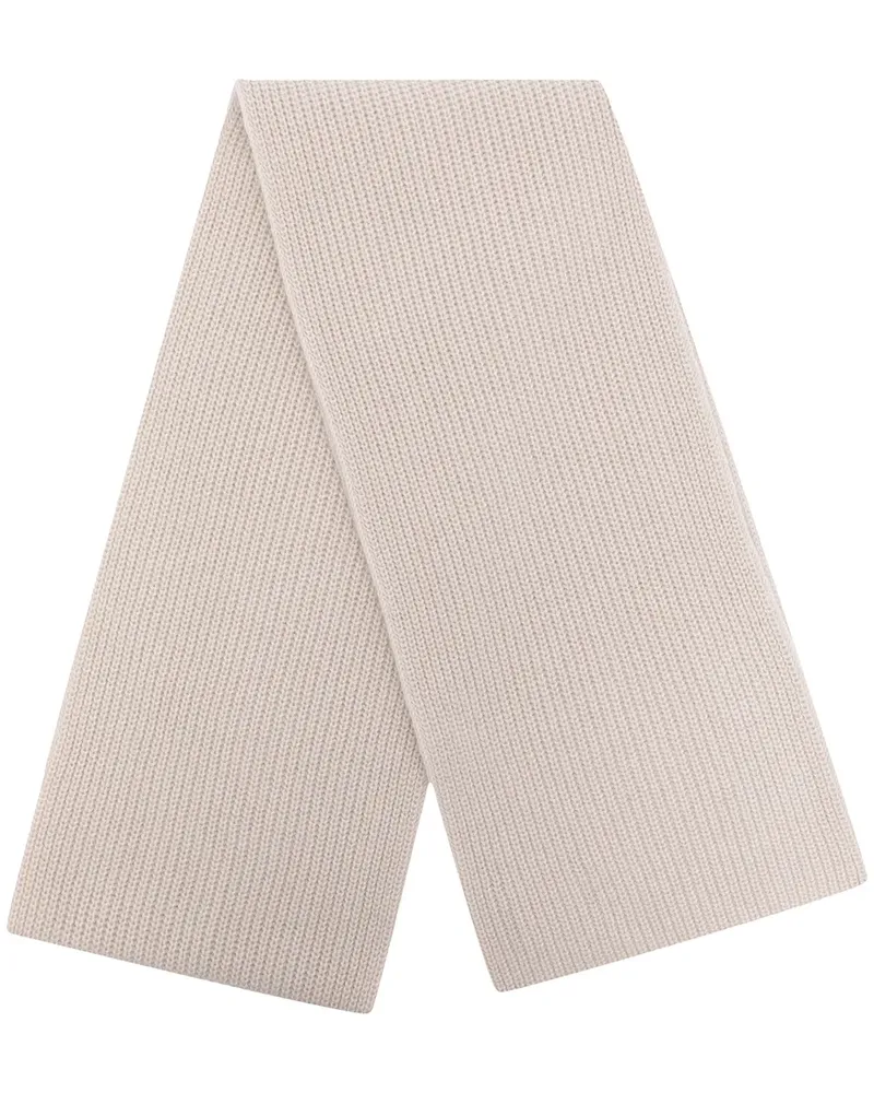 N.Peal Grob gestrickter Kaschmirschal - Weiß Weiß