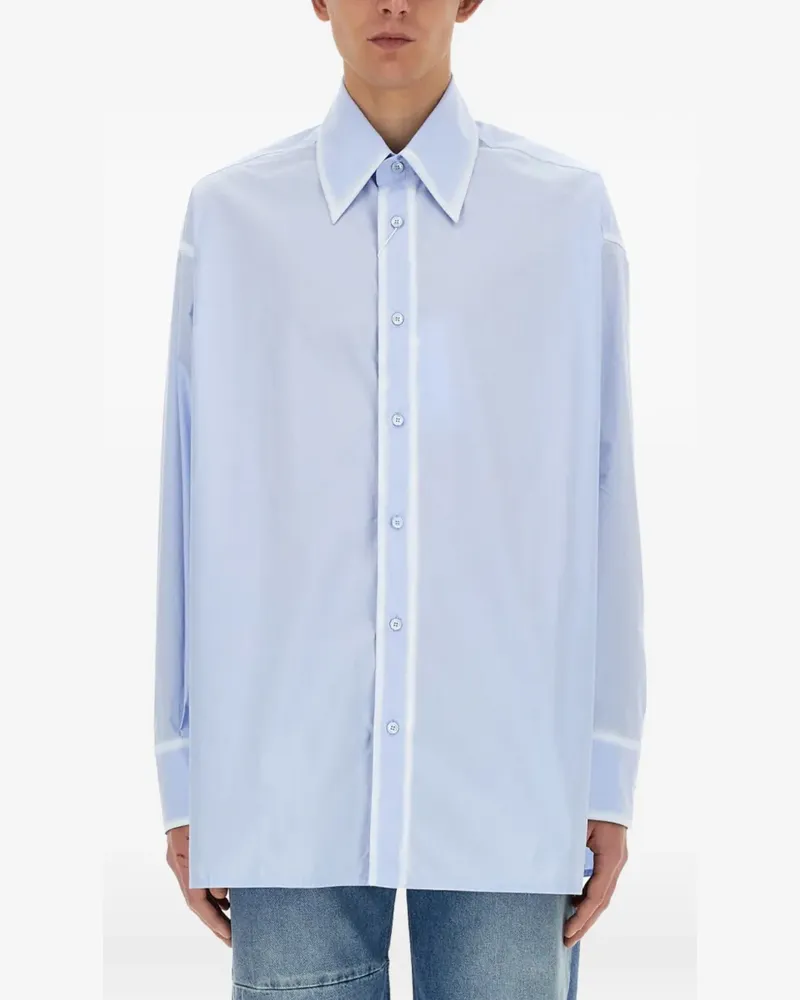 Maison Margiela oversize shirt - Blau Blau