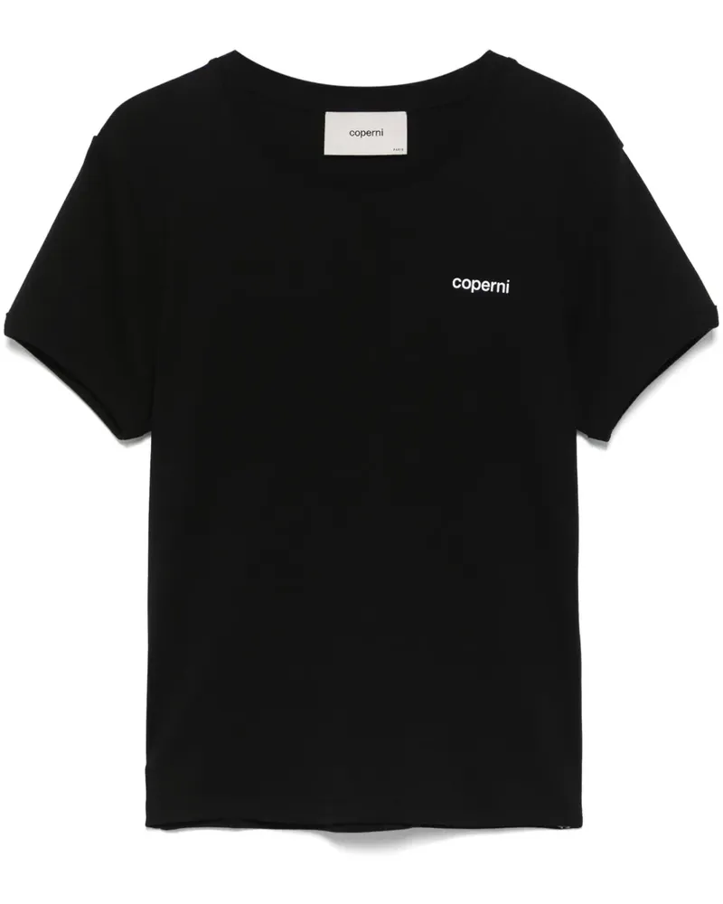COPERNI T-Shirt mit Logo-Print - Schwarz Schwarz