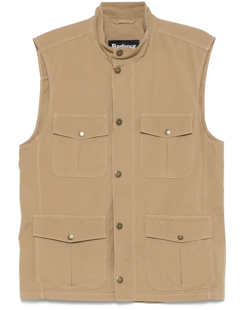 Barbour Casual Corbridge Weste - Nude Nude