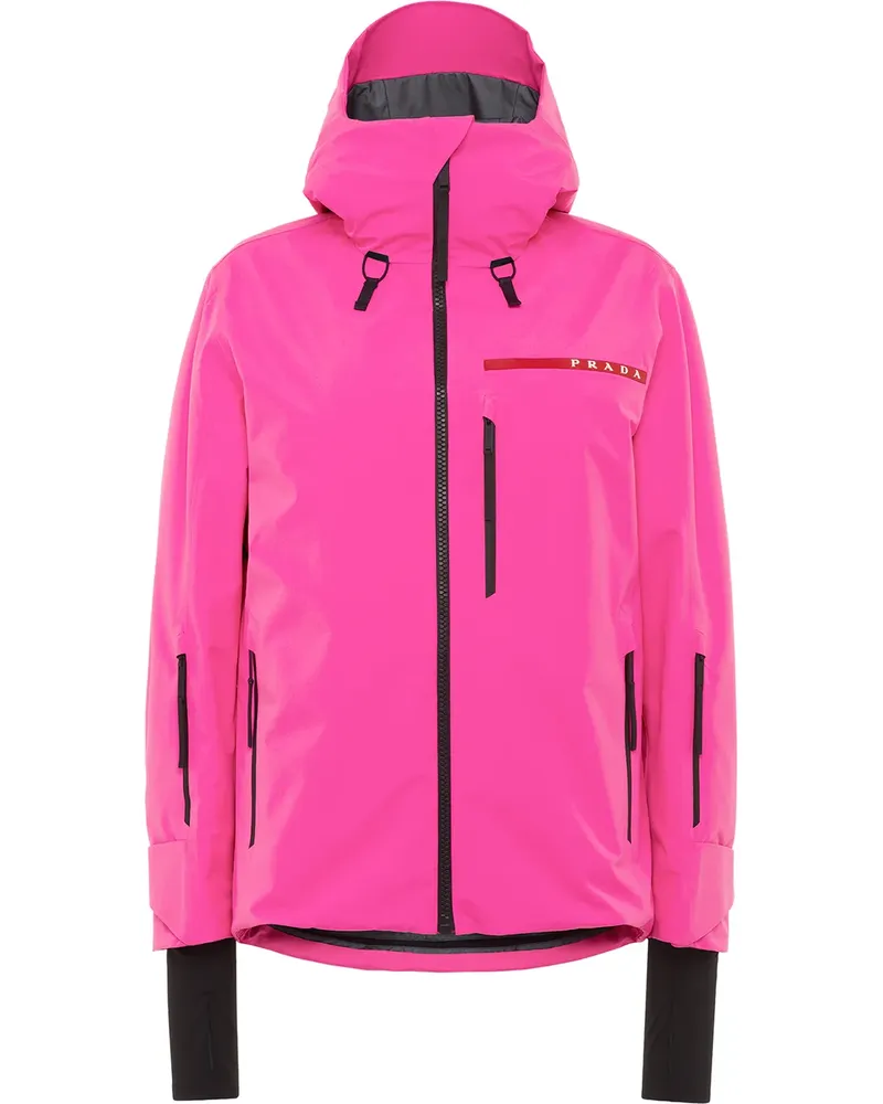 Prada Linea Rossa' Kapuzenjacke - Rosa Rosa
