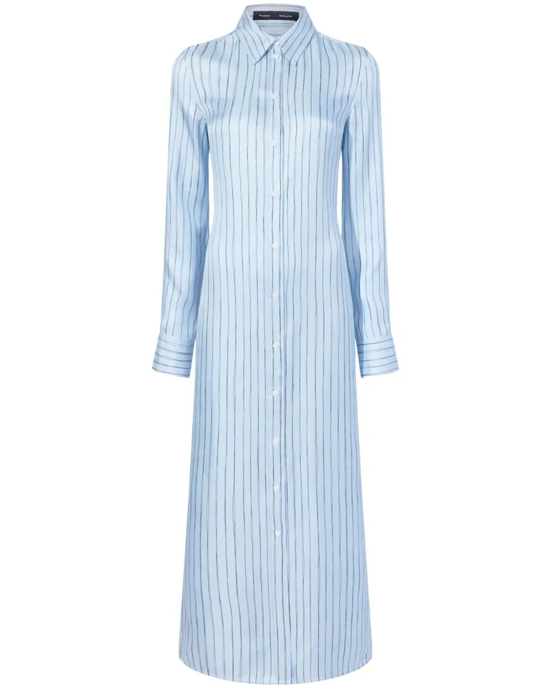 Proenza Schouler Hannah Kleid - Blau Blau