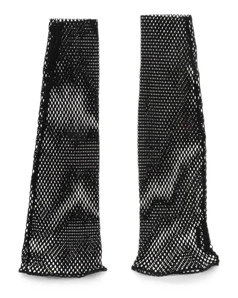 Dsquared2 Armstulpen aus Mesh - Schwarz Schwarz