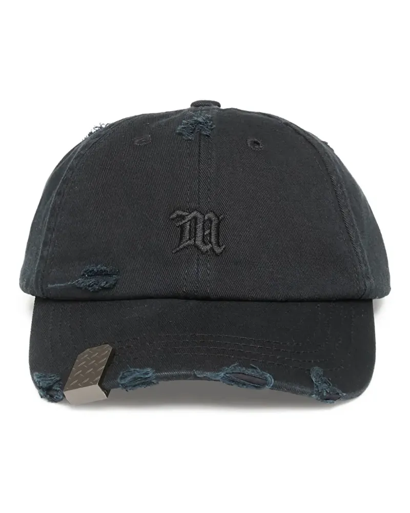 MISBHV Baseballkappe im Distressed-Look - Schwarz Schwarz