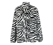 Mantel mit Zebramuster