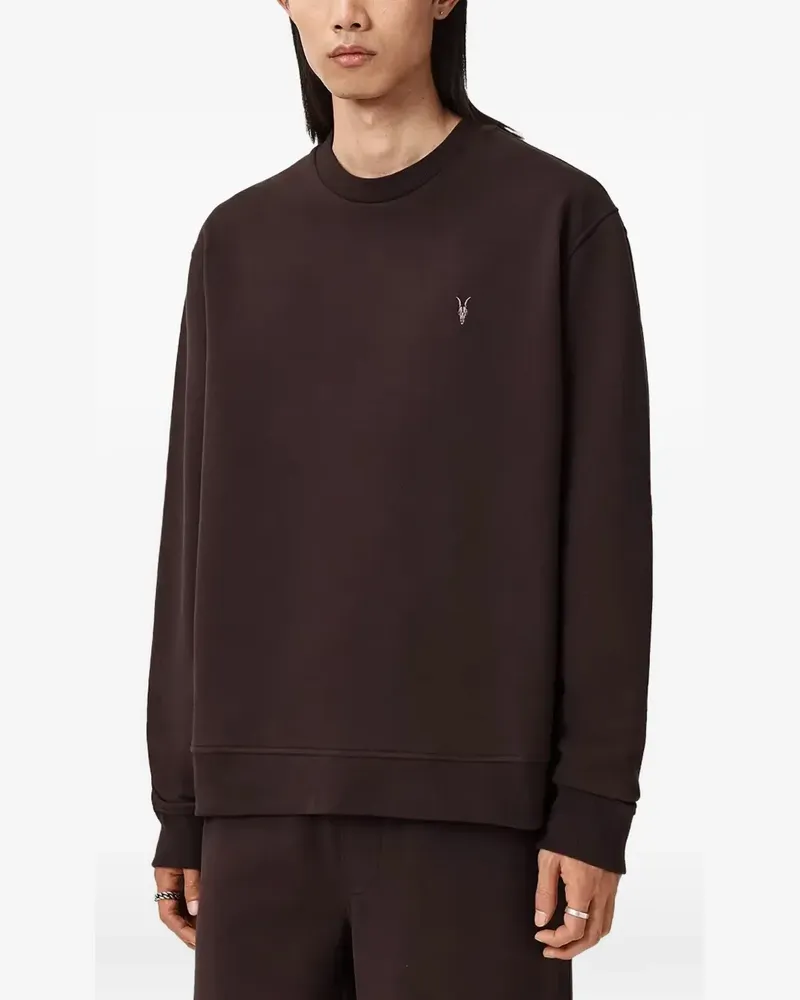 AllSaints Asher Ramskull logo sweater - Braun Braun