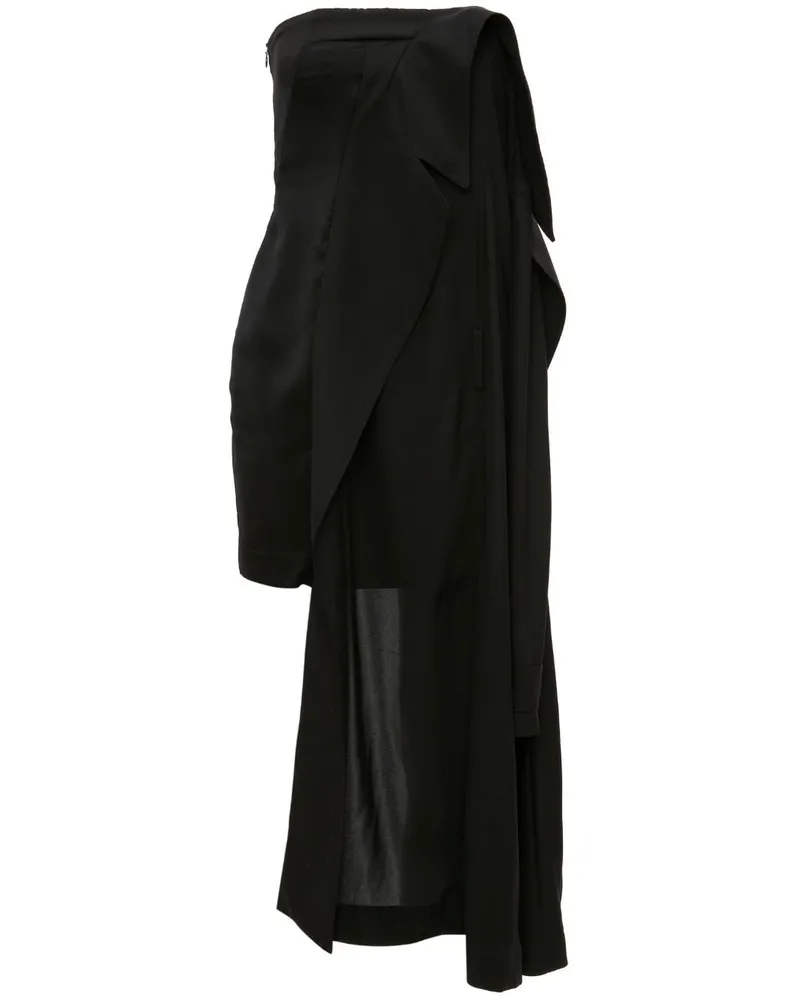 J.W.Anderson Trägerloses Minikleid - Schwarz Schwarz