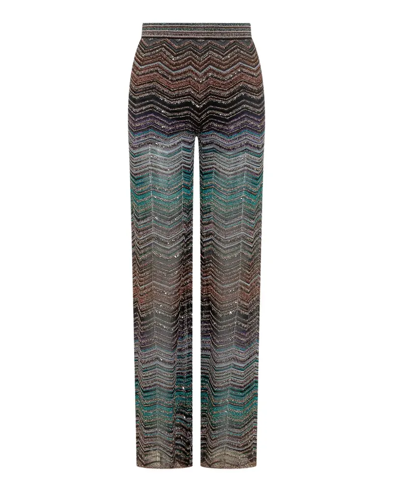 Missoni zigzag trousers - Schwarz Schwarz