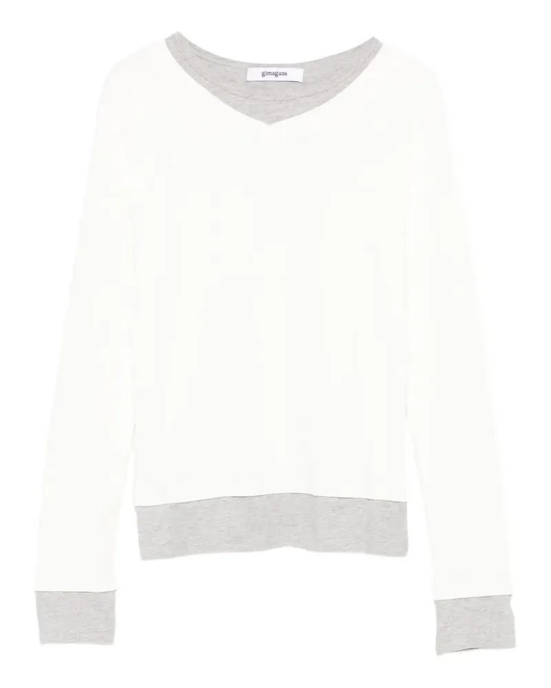 GIMAGUAS Sam T-Shirt im Layering-Look - Weiß Weiß