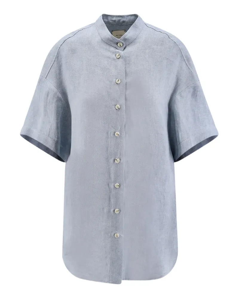 ALYSI buttoned shirt - Blau Blau