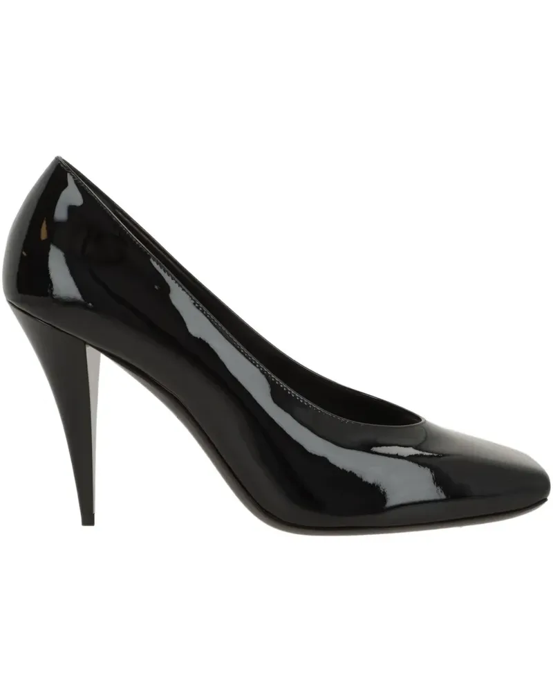 Givenchy 94mm patent-leather square-toe heeled pumps - Schwarz Schwarz