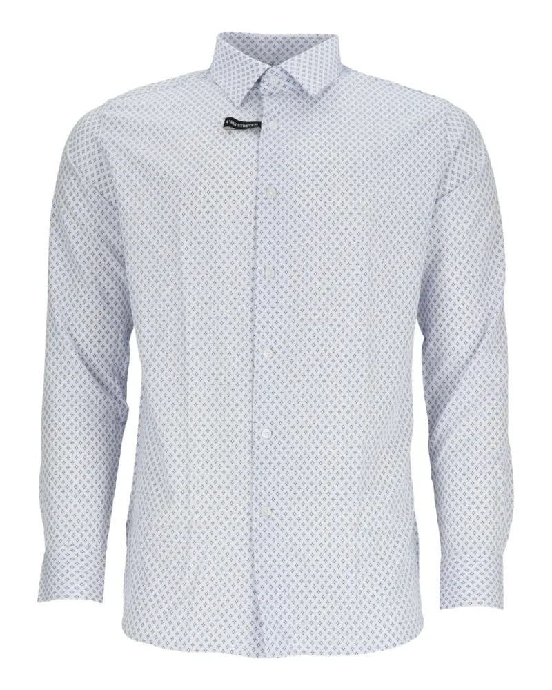 Scotch&Soda Hemd mit geometrischem Print - Weiß Weiß