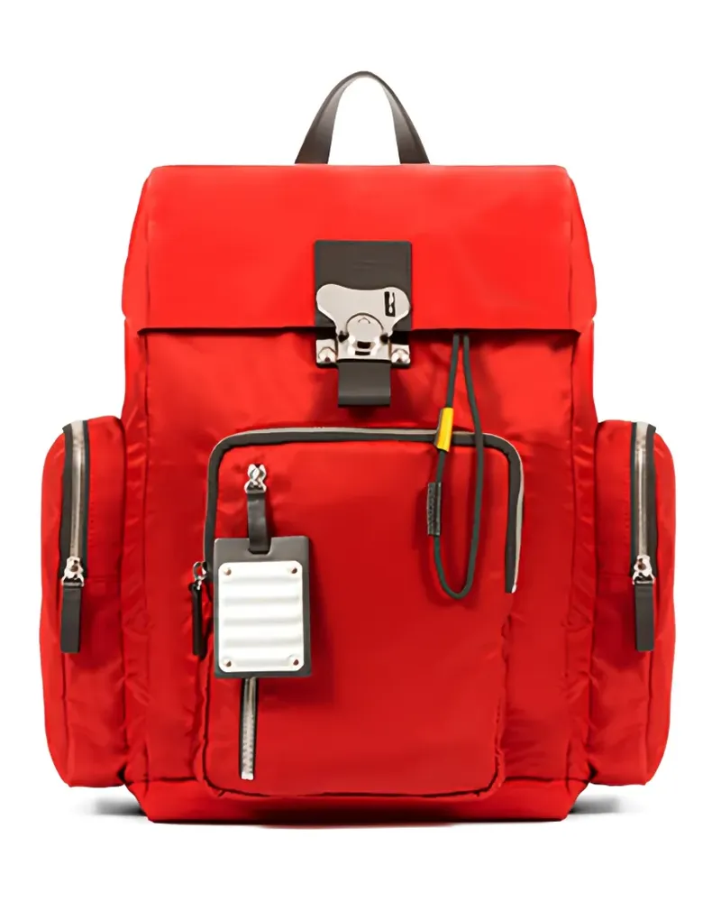 FPM S Butterfly Rucksack mit Klappe - Rot Rot