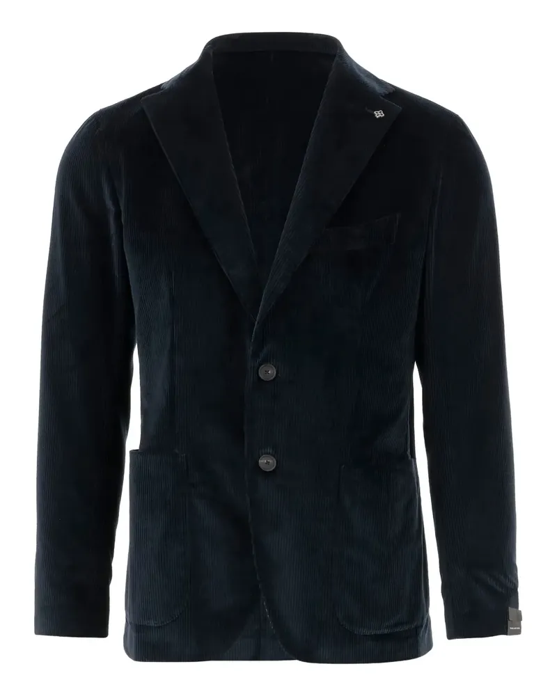 Tagliatore Sakko aus Cord - Blau Blau