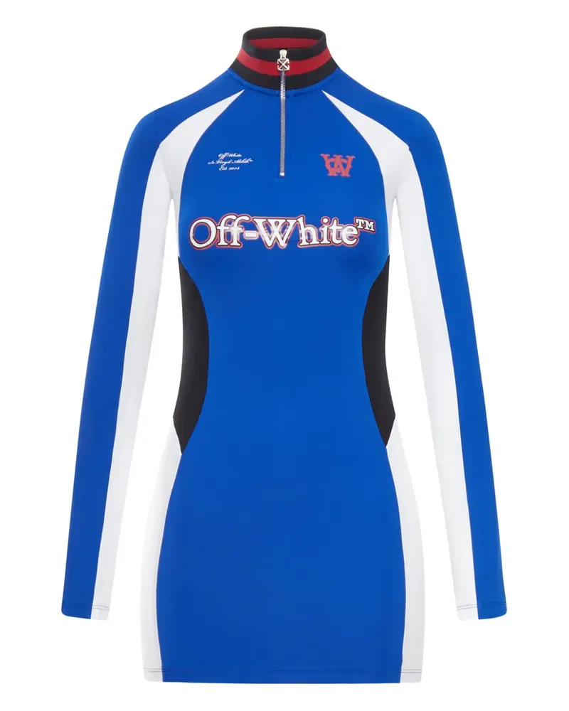 OFF-WHITE Serena Kleid mit Reißverschluss - Blau Blau