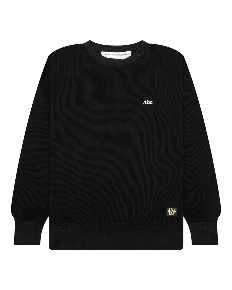 Abc. Pullover mit Logo-Stickerei - Schwarz Schwarz