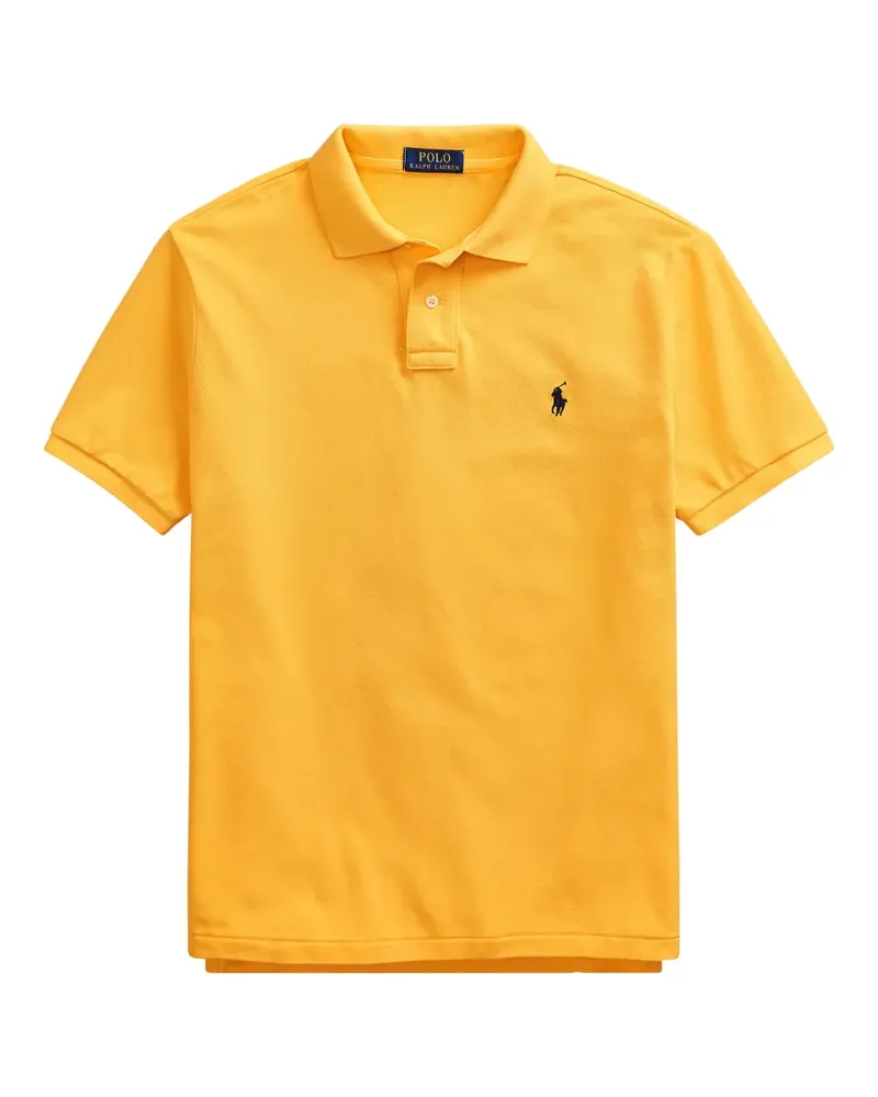Ralph Lauren logo-embroidered polo shirt - Gelb Gelb