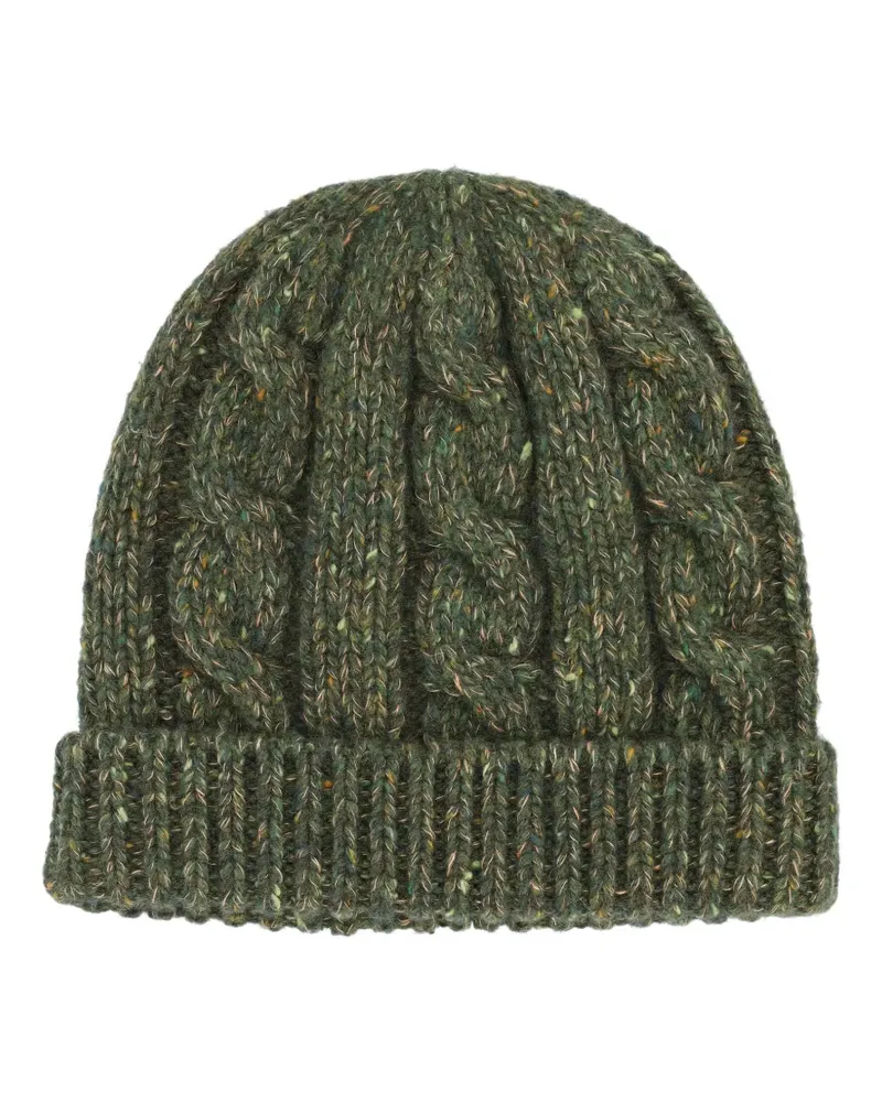 Loro Piana Braemar cable-knit beanie hat - Grün Grün