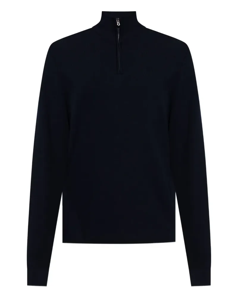 SEASE Pullover mit Reißverschluss - Blau Blau