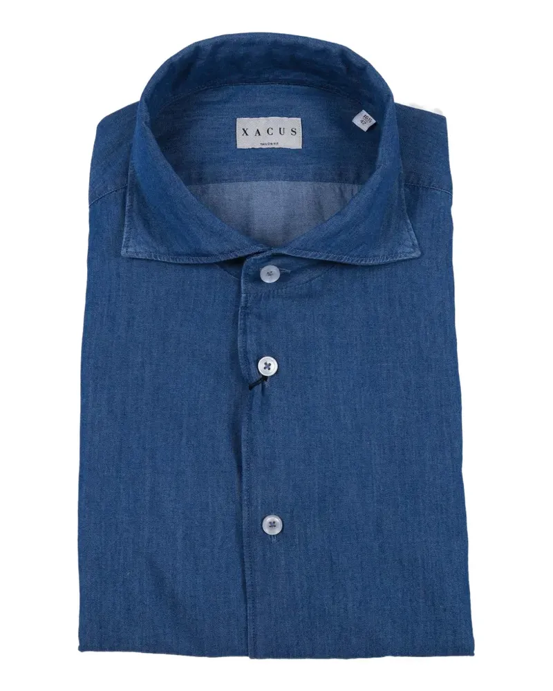XACUS button-fastening shirt - Blau Blau