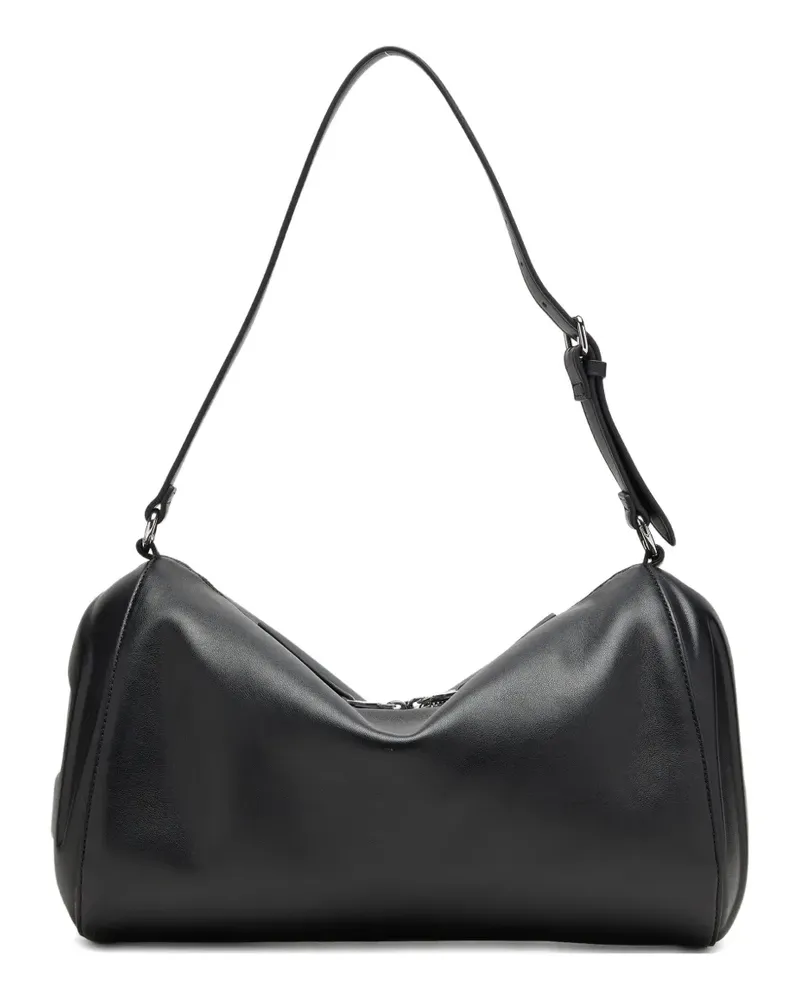 Diesel Schultertasche mit Logo-Prägung - Schwarz Schwarz