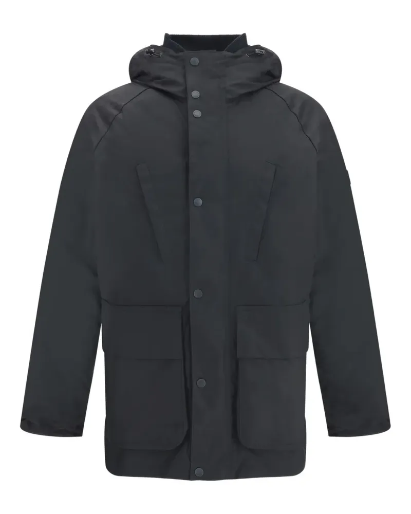 Barbour Jacke mit Kapuze - Schwarz Schwarz
