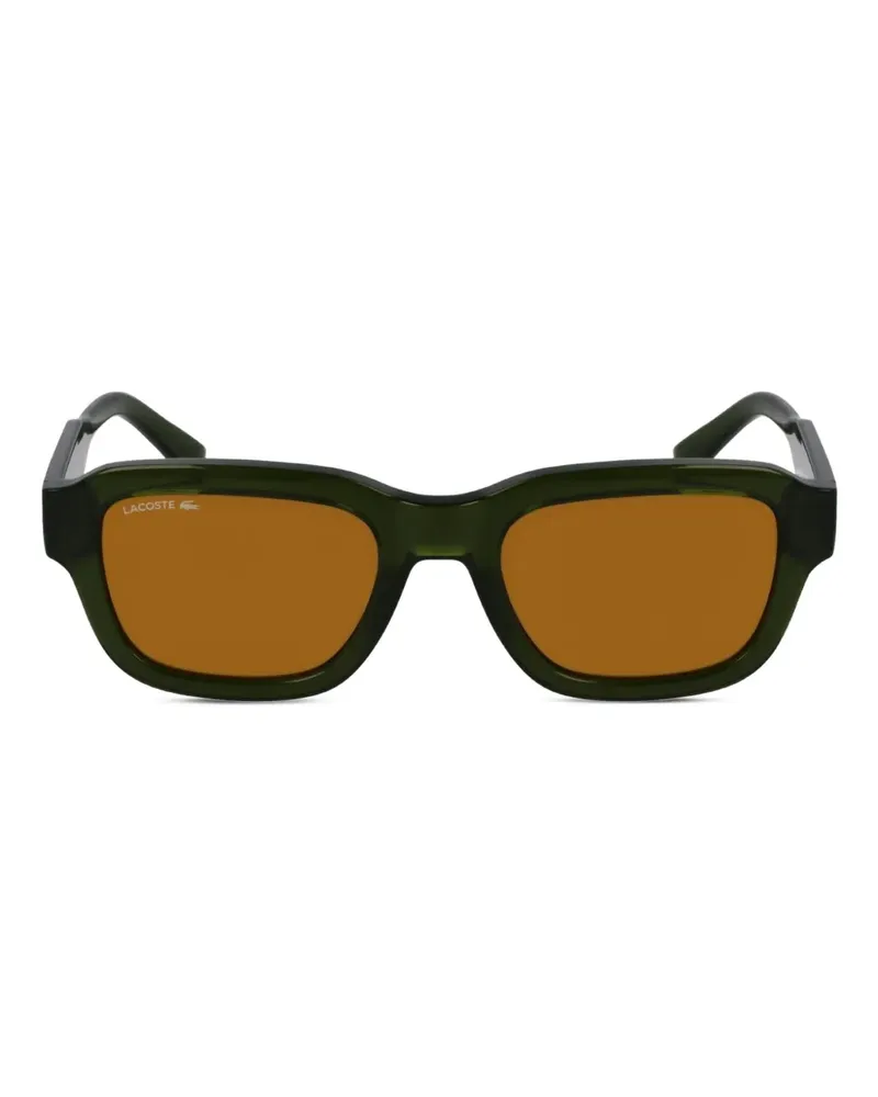 Lacoste Sonnenbrille mit eckigem Gestell - Grün Grün